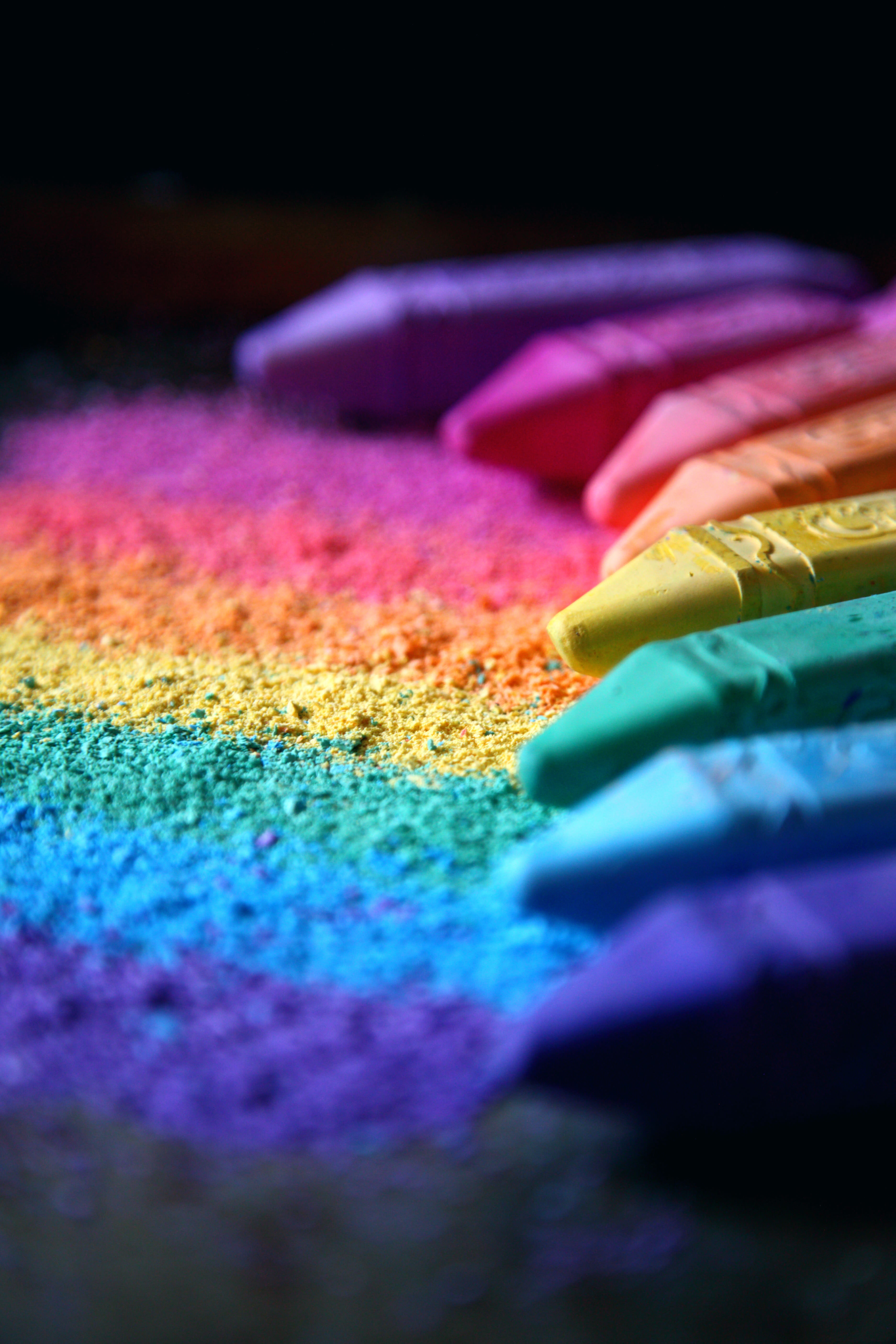 pink green and blue textile