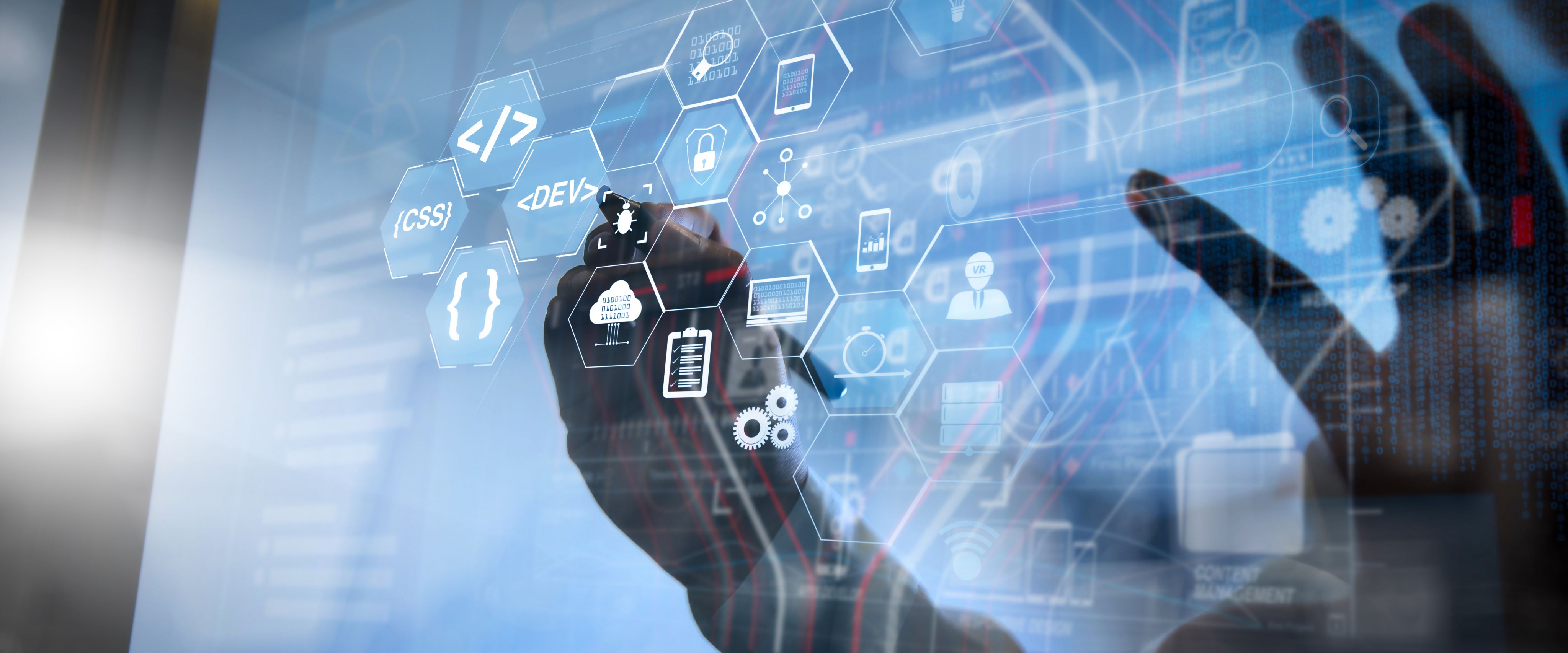 turned on monitoring screen