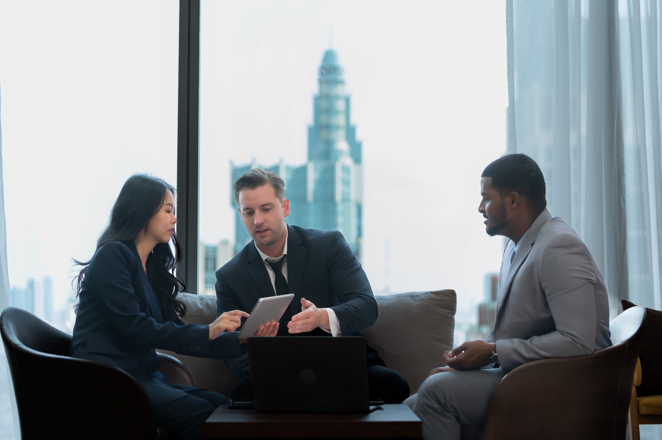 brown concrete statue of man