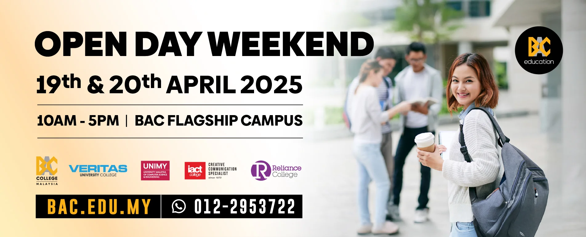 BACG OPEN DAY WEEKEND (19th & 20th APR 2025)