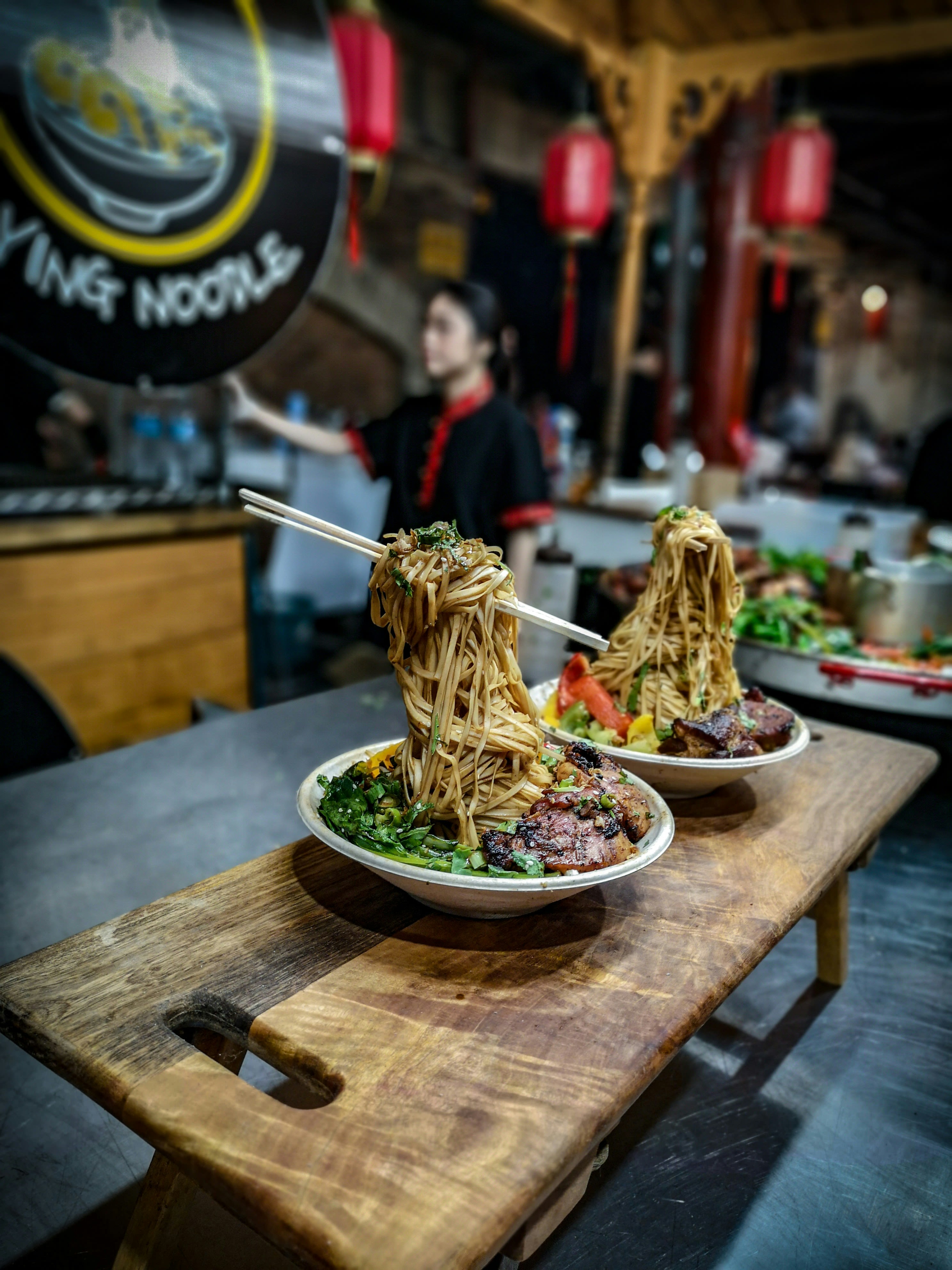 pasta dish on white ceramic bowl