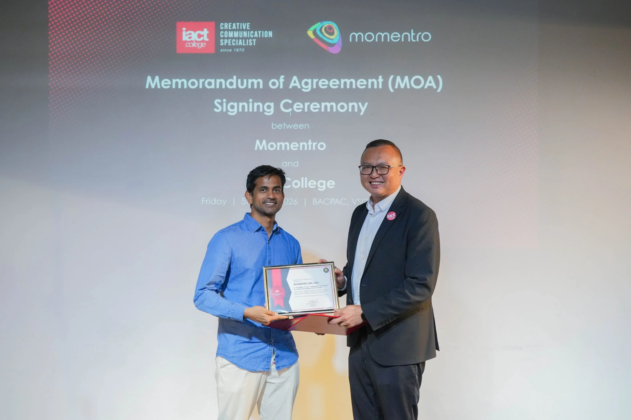 IACT College and Momentro Forge Strategic Partnership to Equip Future Marketers with Advanced AI Brand Intelligence