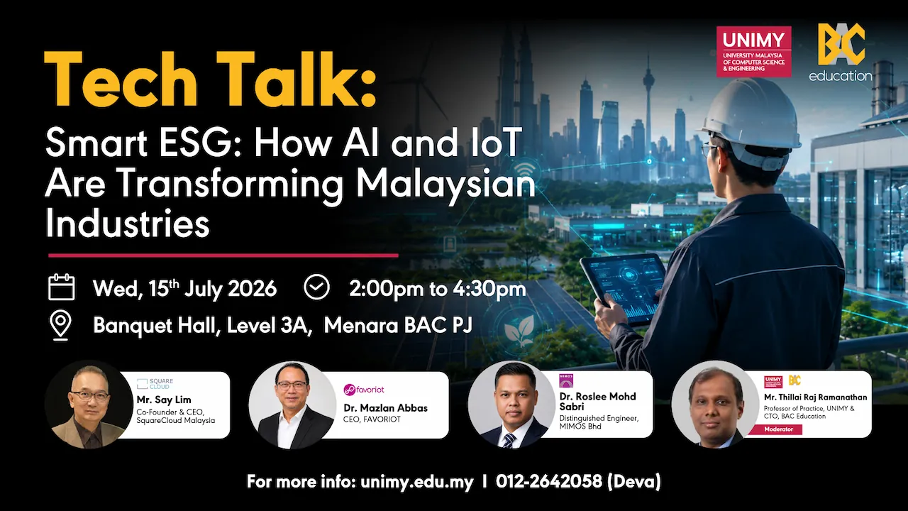 Tech Talk: Smart ESG: How AI and IoT Are Transforming Malaysian Industries