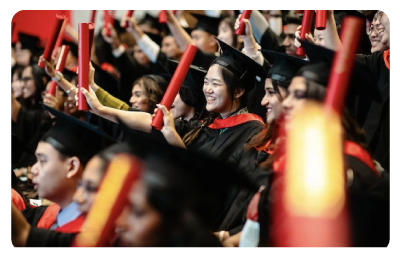 Students celebrating